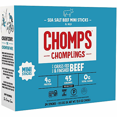 CHOMPS Beef Jerky Sticks (LCSB24)
