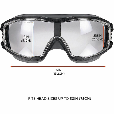 ergodyne Skullerz ARKYN Anti-Scratch & Enhanced Anti-Fog Safety (60312)