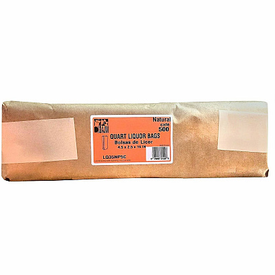 AJM Packaging Packaging Packaging AJM Packaging Packaging Quart-Size Liquor Bags (LQ35NP5CES)