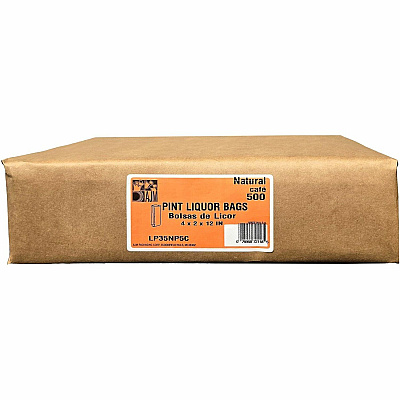 AJM Packaging Packaging Packaging AJM Packaging Packaging Pint-Size Liquor Bags (LP35NP5CES)