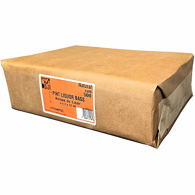 AJM Packaging Packaging Packaging AJM Packaging Packaging Pint-Size Liquor Bags (LP35NP5CES)