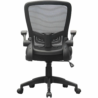 BOSS Flip Arm Mesh Back Task Chair (6366BKBK)