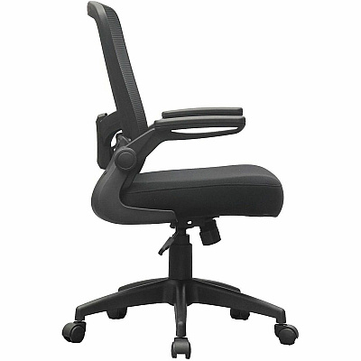 BOSS Flip Arm Mesh Back Task Chair (6366BKBK)