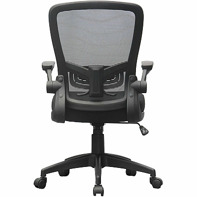BOSS Flip Arm Mesh Back Task Chair (6366BKBK)