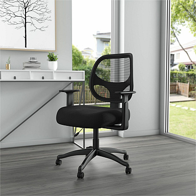 BOSS Commercial Grade Mesh Task Chair w/T-Arms (606)