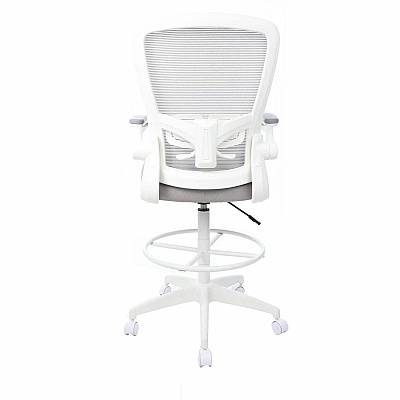 BOSS Mesh Flip-Arm Stool (16366WTGY)