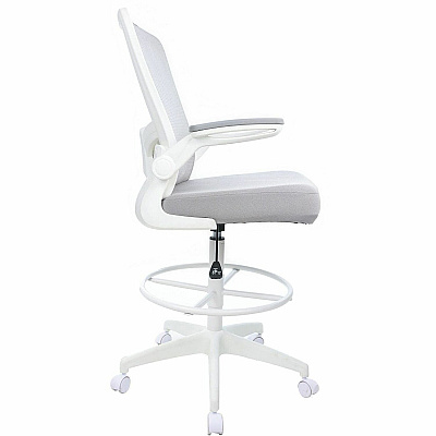 BOSS Mesh Flip-Arm Stool (16366WTGY)