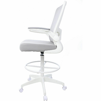 BOSS Mesh Flip-Arm Stool (16366WTGY)