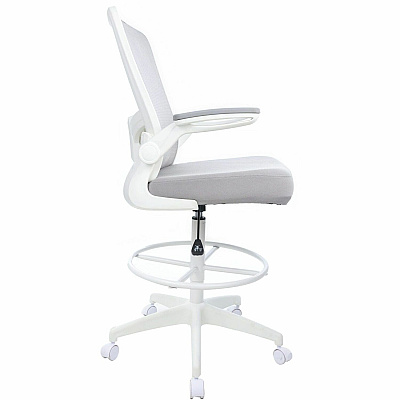 BOSS Mesh Flip-Arm Stool (16366WTGY)