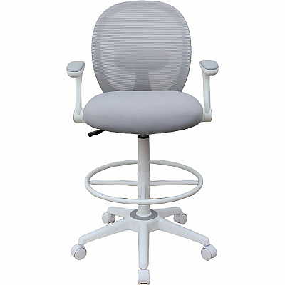 BOSS Mesh Flip-Arm Stool (1676WTGY)