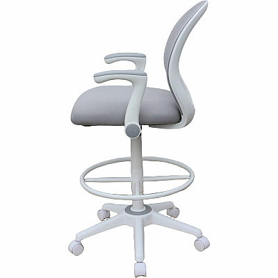 BOSS Mesh Flip-Arm Stool (1676WTGY)