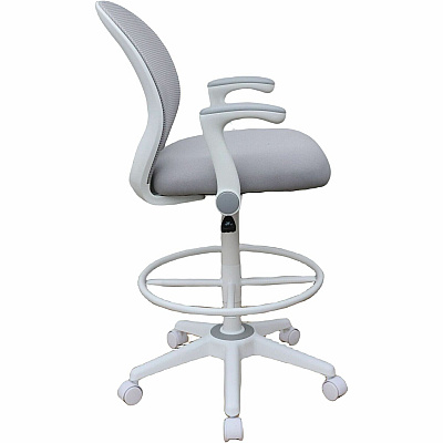 BOSS Mesh Flip-Arm Stool (1676WTGY)