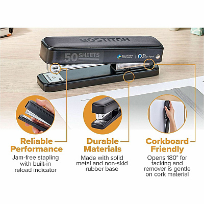 Bostitch Titan Heavy-Duty Stapler Value Pack (B615BLKVP)