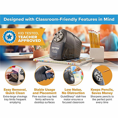 Bostitch Quiet Sharp 6 Electric Pencil Sharpener (EPS10BLK)