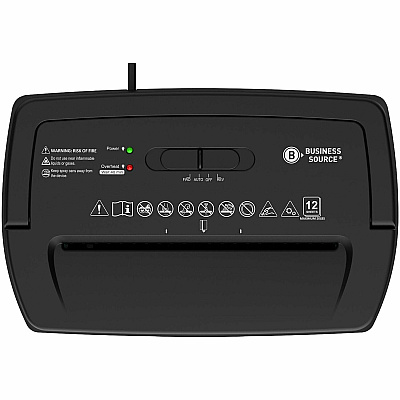 Business Source 5.5-Gallon Bin Cross-cut Shredder (70131)