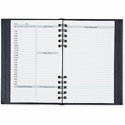 Dome Business Journal - 5 x 8 Inch Hardcover Professional Planner Notebook (40000)