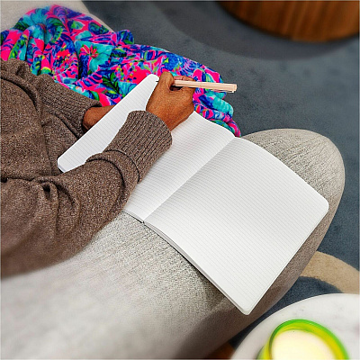 Dome Personal Journal - 8×10 Inch Softcover Black Lined Journal Notebook (30012)