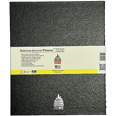 Dome Business Journal - 8 x 10 Inch Hardcover Professional Planner Notebook (40004)