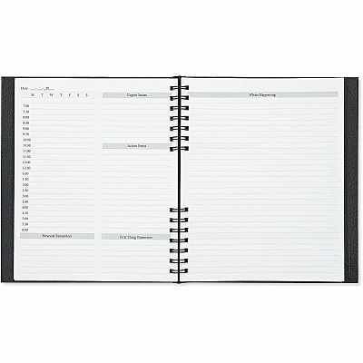 Dome Business Journal - 8 x 10 Inch Hardcover Professional Planner Notebook (40004)