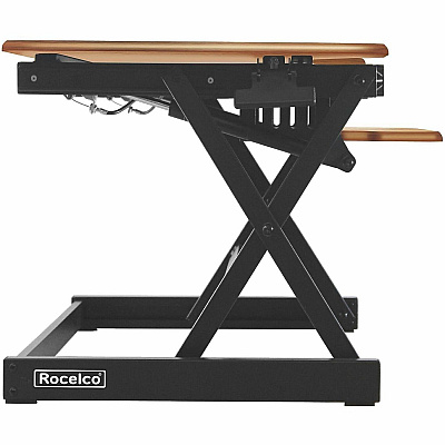 Rocelco R DADBR-40 Height-Adjustable Sit-to-Standing Desk Riser (RDADRT40)
