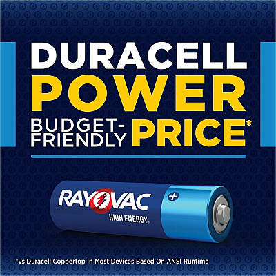 Rayovac Alkaline AA Batteries (81530PP)