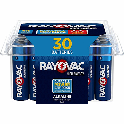 Rayovac Alkaline AA Batteries (81530PP)