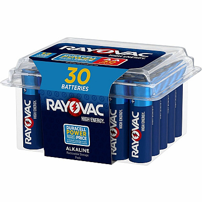 Rayovac Alkaline AA Batteries (81530PP)