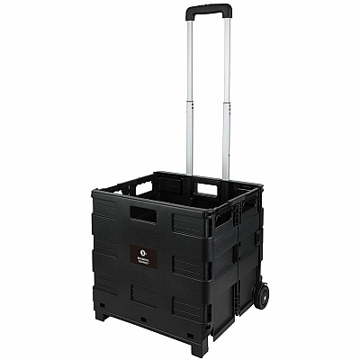 Business Source Stow-and-Go Mobile Storage Crate (14111CT)