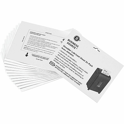 Business Source Shredder Lubricant Sheets (38026CT)