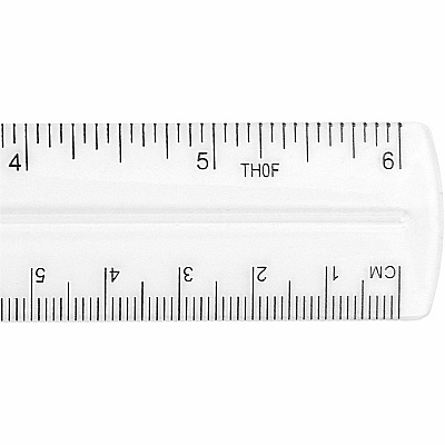 Westcott Shatterproof Plastic Ruler (45016BX)