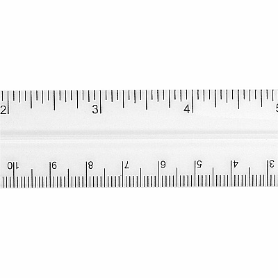 Westcott Shatterproof Plastic Ruler (45016BX)