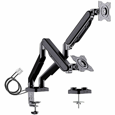 Rocelco R EDRB-46-MA2 Electric Desk Riser Bundle