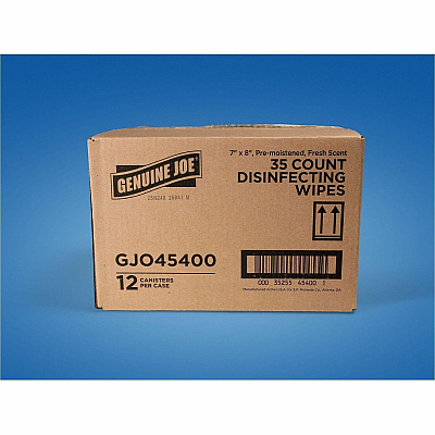 Genuine Joe Broad-Spectrum Disinfectant Wipes (45400)