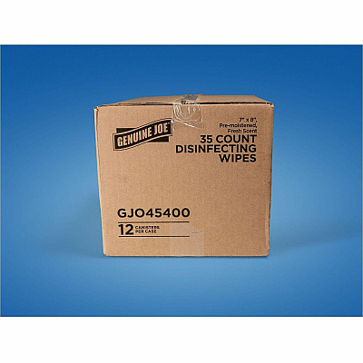 Genuine Joe Broad-Spectrum Disinfectant Wipes (45400)