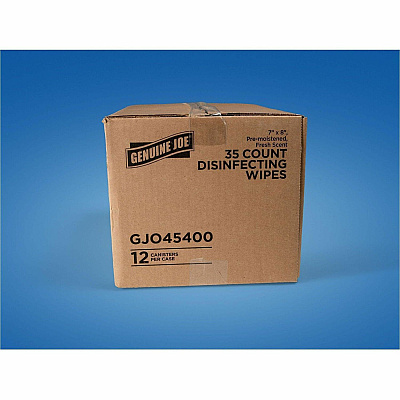 Genuine Joe Broad-Spectrum Disinfectant Wipes (45400)