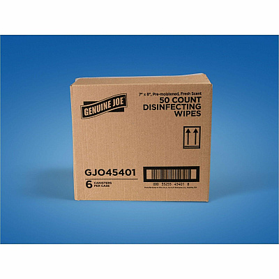Genuine Joe Broad-Spectrum Disinfectant Wipes (45401)