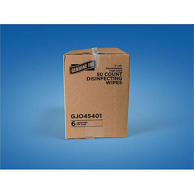 Genuine Joe Broad-Spectrum Disinfectant Wipes (45401)