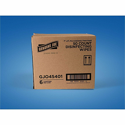 Genuine Joe Broad-Spectrum Disinfectant Wipes (45401)