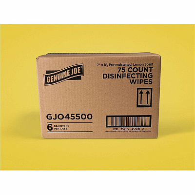 Genuine Joe Broad-Spectrum Disinfectant Wipes (45500)