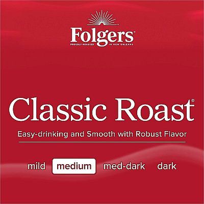 Folgers Bag, Instant, Packet Singles Medium-Roast Coffee Bags (81121)