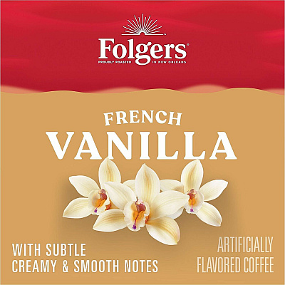 Folgers Ground French Vanilla Medium-Roast Ground Coffee (98181)