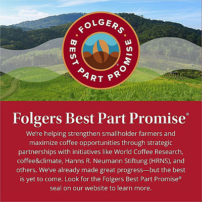 Folgers Ground French Vanilla Medium-Roast Ground Coffee (98181)