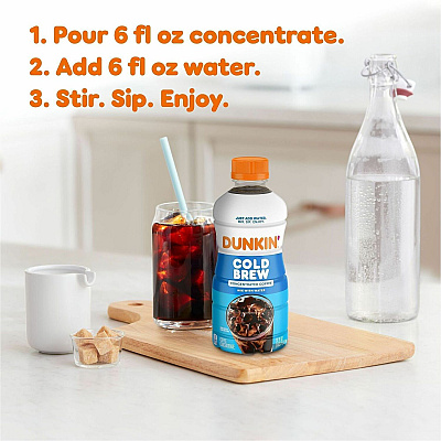 Folgers Dunkin' Cold Brew Coffee (01649)