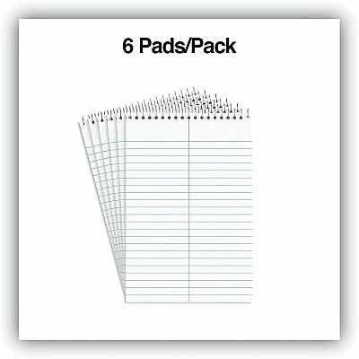 Business Source Green Tint Steno Notebook (96920)