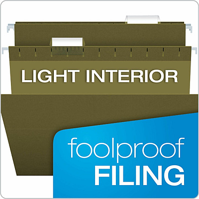 Business Source 1/5 Tab Cut Legal Hanging Folder (34111)