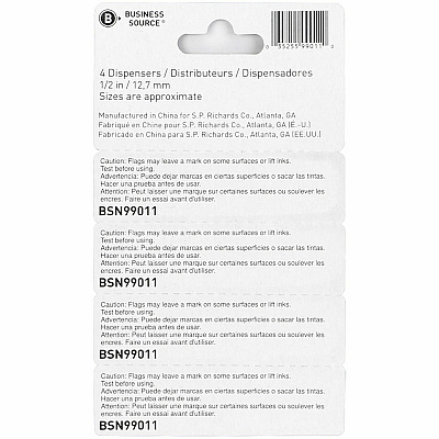 Business Source Sign Here Arrow Page Flags (99011)