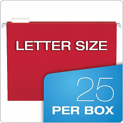 Business Source 1/5 Tab Cut Letter Hanging Folder (34112)