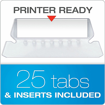 Business Source 1/5 Tab Cut Letter Hanging Folder (34112)