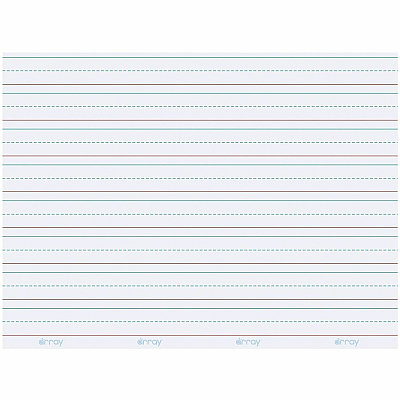 Array 2-Sided Dry-Erase Learning Sheets (PLB8511)