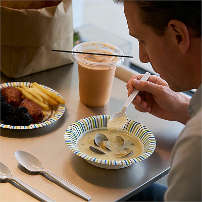 Genuine Joe Heavy-Weight Polypropylene Cutlery (30417)